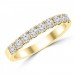 0.72ct Ladies Round Cut Diamond Wedding Band in 14 kt Yellow Gold